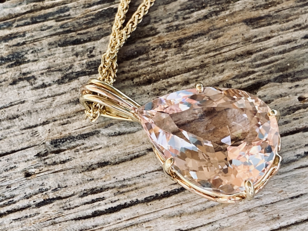 Rose Gold Drizzle Drop Pendant With Link Chain – GIVA Jewellery