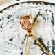 18K Rose Gold, Hand Wrought 19.16 ct Pear Morganite Wheat Chain